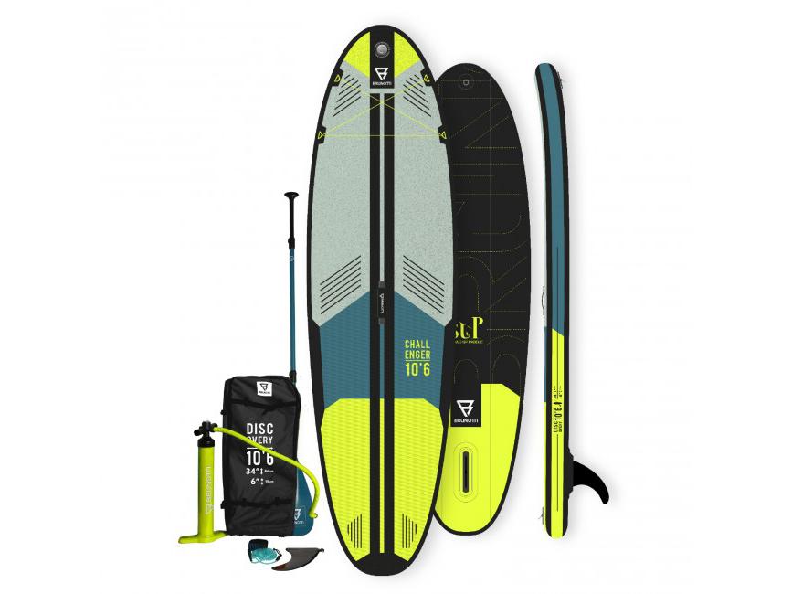 2022 Brunotti Challenger 10'6'' iSUP Package - Yellow