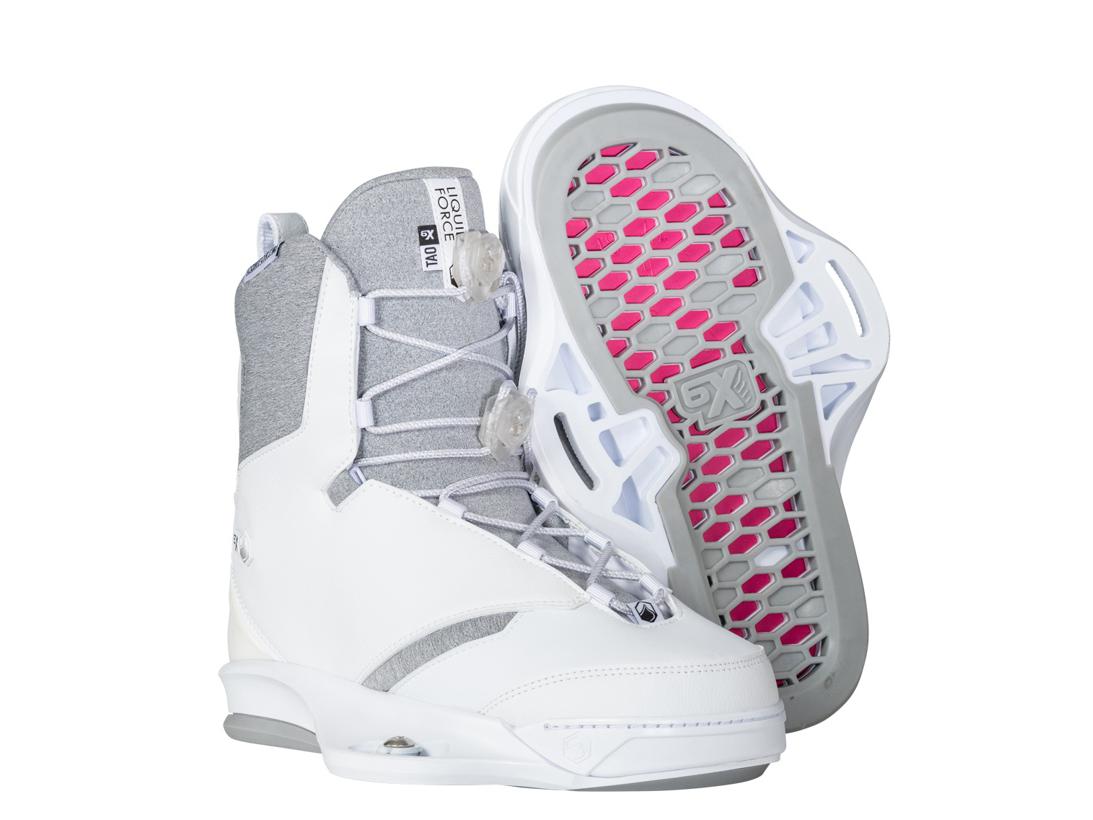 2024 Liquid Force TAO 6 X Wakeboard Boot White